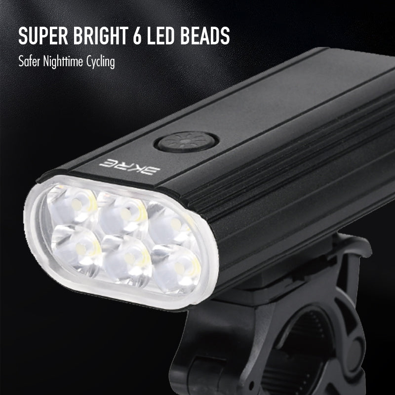 Bike Front Light Led | 2000 Lumens | 6600 mAh | 5 Modes