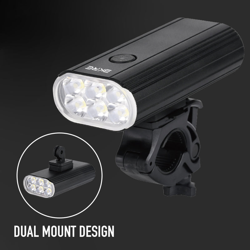 Bike Front Light Led | 2000 Lumens | 6600 mAh | 5 Modes