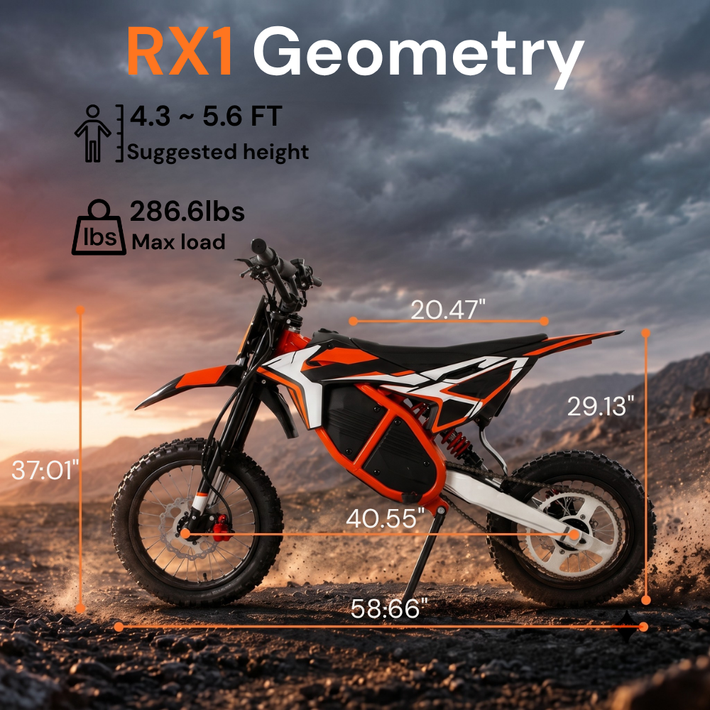 RX1 Electric Dirt Bike For Teens & Adults