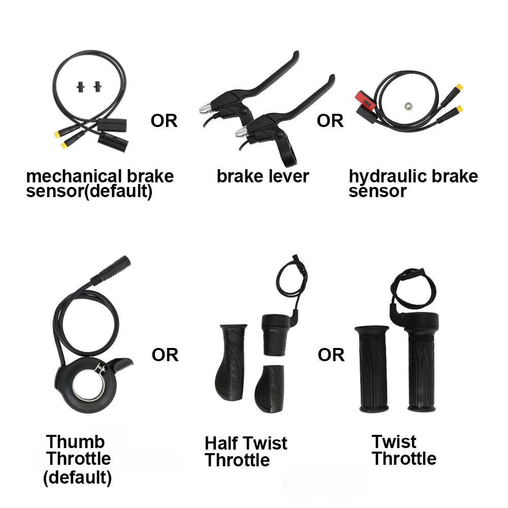 ENA 48V750W Fat tire Ebike Rear Hub Motor Conversion Kit