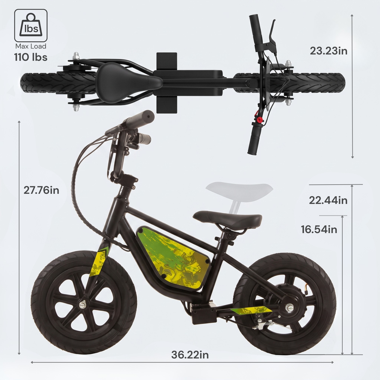 CX100 12” Electric Balance Bike for Kids