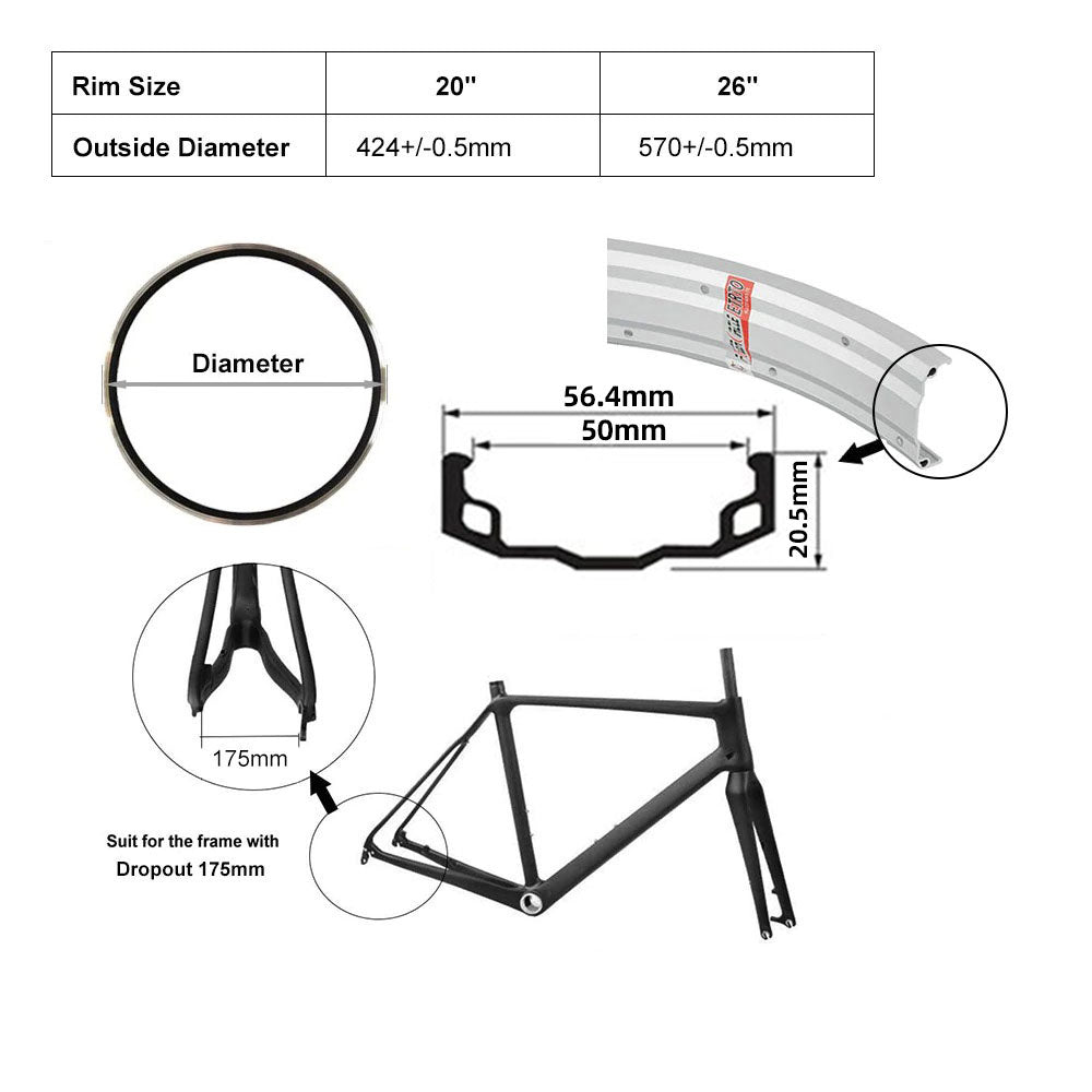ENA 48V750W Fat tire Ebike Rear Hub Motor Conversion Kit
