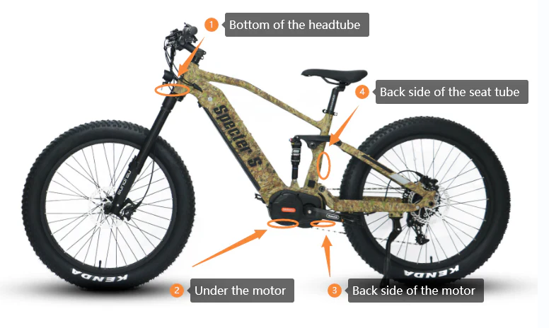 EUNORAU Key Set for Ebike Battery