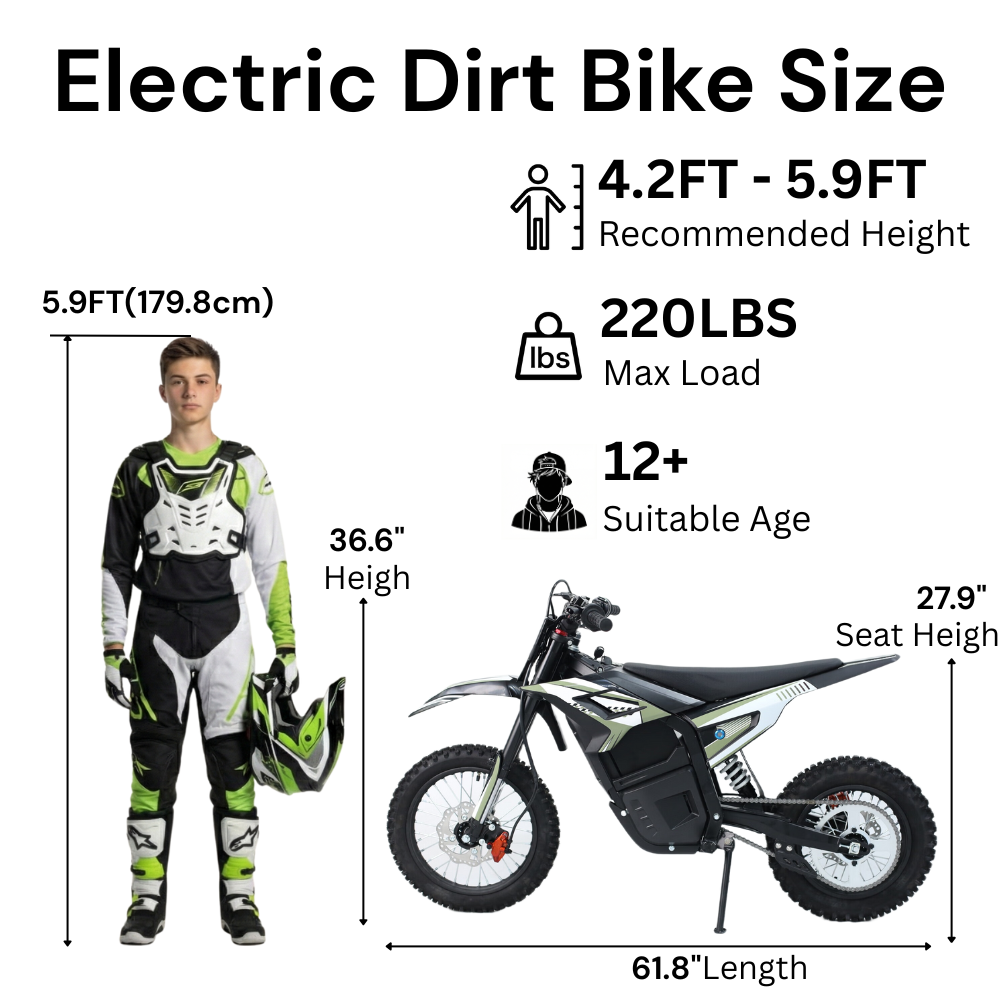 M5 Electric Dirt Bike for Adults & Teens 12+