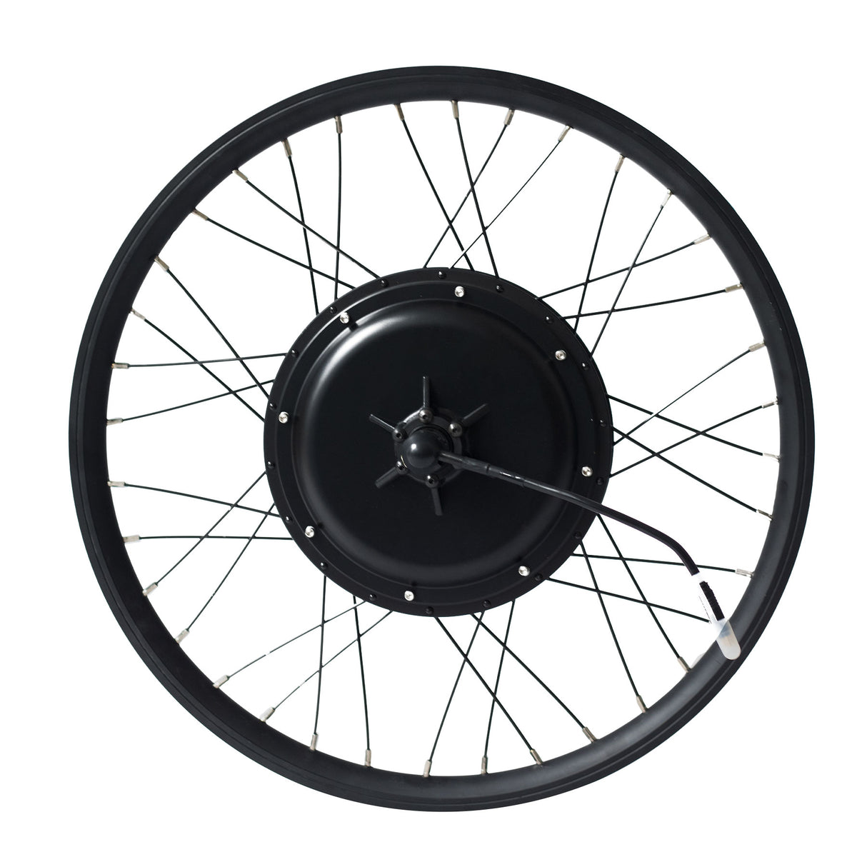 Electric Bike 24" Wheel Rim Hub with 48V750W Motor Fit for EUNORAU MAX-CARGO Rear Wheel