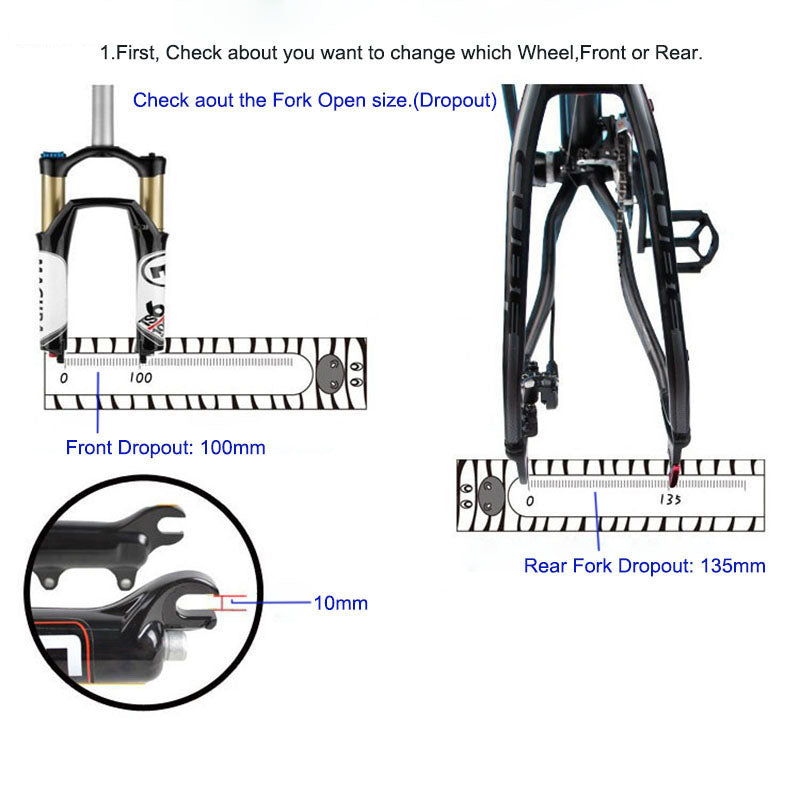 BAFANG 48V500W Front/Rear Screw Freewheel Wheel Kit