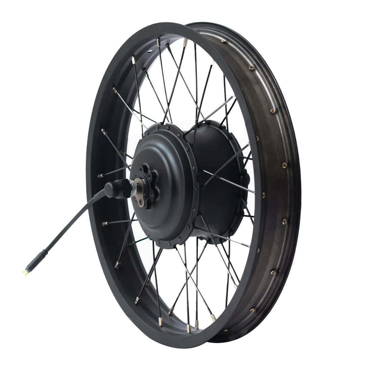 Electric Bike 20" Wheel Rim Hub with 48V500W Motor Fit for EUNORAU NEW-TRIKE Front Wheel