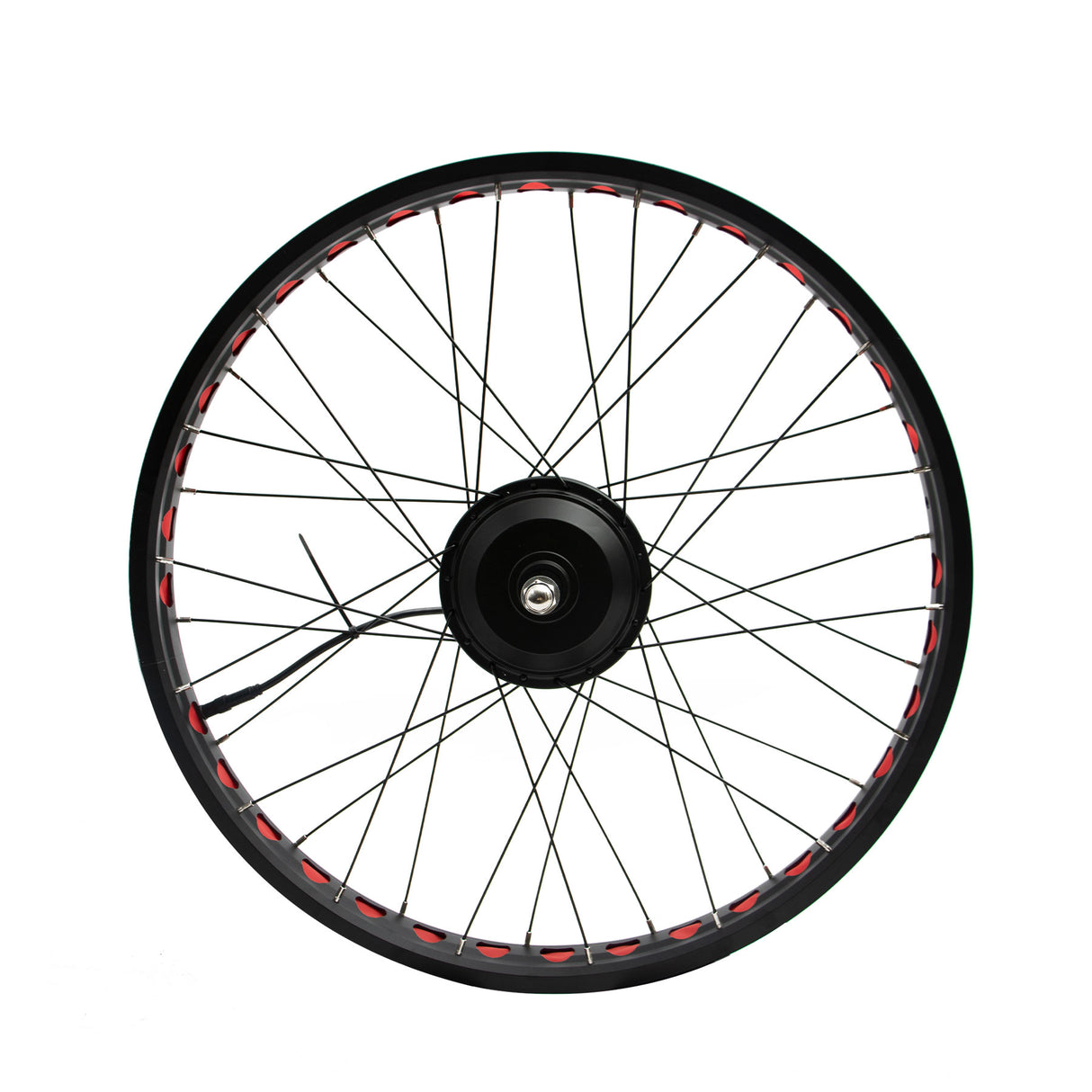 Electric Bike 26" Wheel Rim Hub with 48V350W Motor Fit for EUNORAU FAT-AWD Rear Wheel