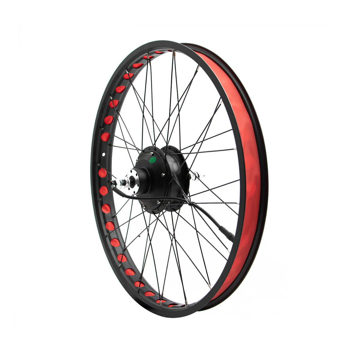 Electric Bike 26" Wheel Rim Hub with 48V350W Motor Fit for EUNORAU FAT-AWD Rear Wheel