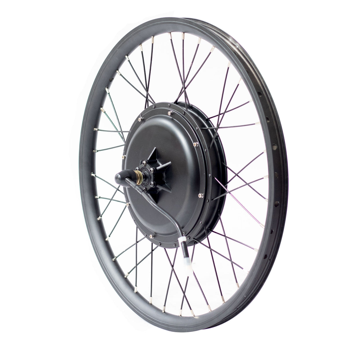 Electric Bike 24" Wheel Rim Hub with 48V750W Motor Fit for EUNORAU MAX-CARGO Rear Wheel