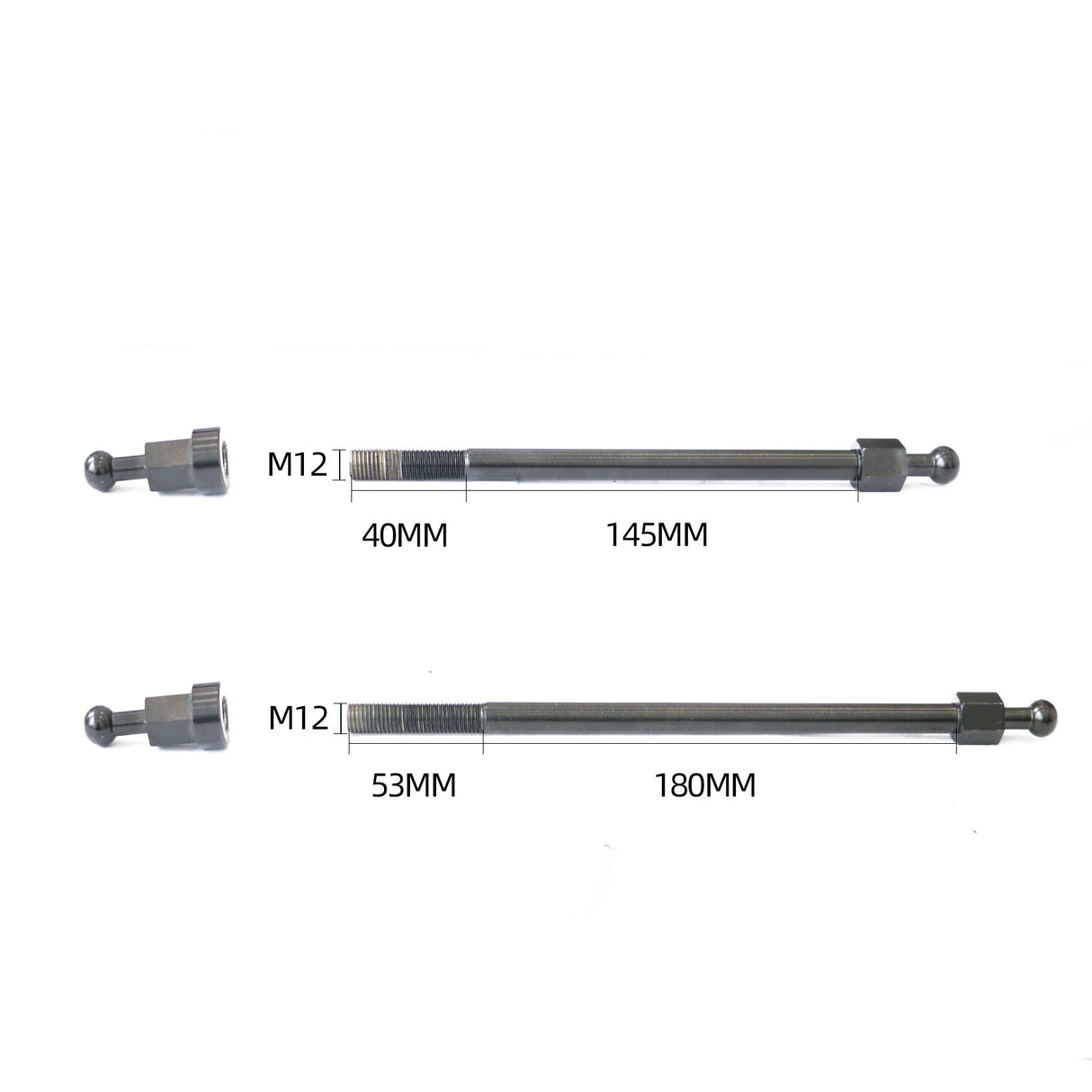 M12 Thru Axle Trailer Hitch Adapter Fit for Mid-motor Ebike