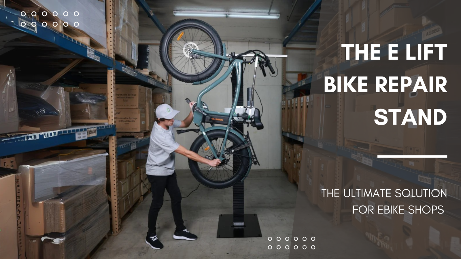 The E Lift Bike Repair Stand The Ultimate Solution for EBike Shops