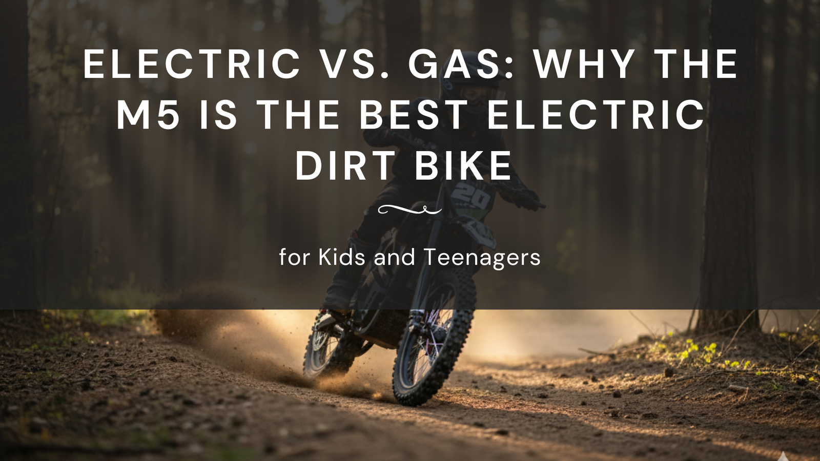 Electric vs. Gas: Why the M5 is the Best Electric Dirt Bike for Kids and Teenagers