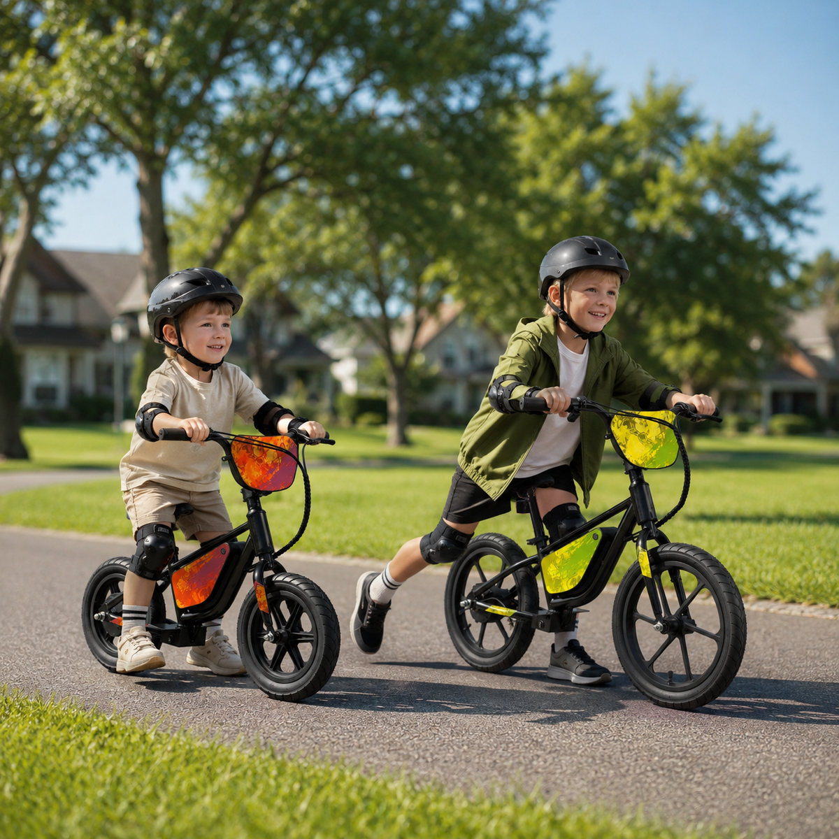 CX100 12” & CX200 16” Kids Electric Balance Bikes (Ages 3-8)