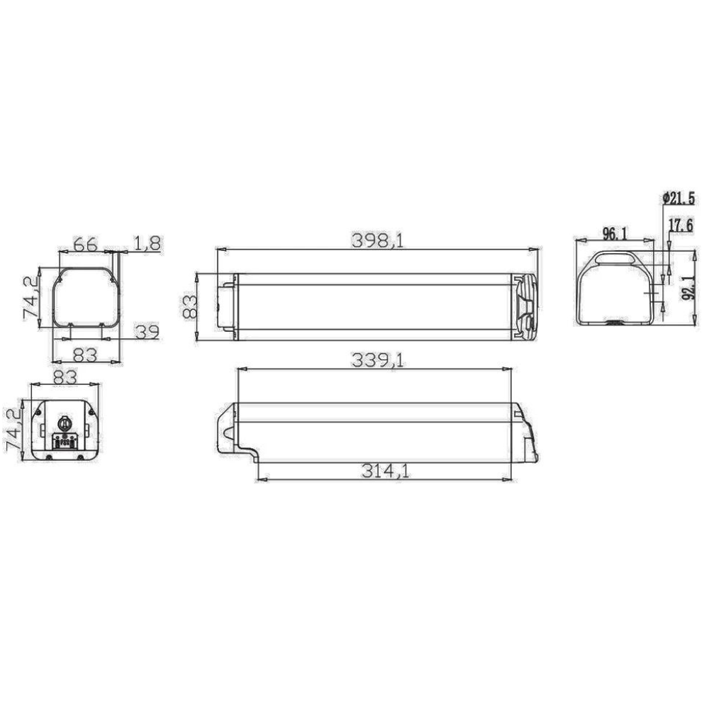 IGO OUTLAND CABOT RS1 Battery