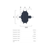 Bafang G020 36V350W Freewheel Hub Motor