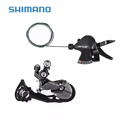 SHIMANO 9-Speed REAR DERAILLEUR + SHIFTER For FAT-HS