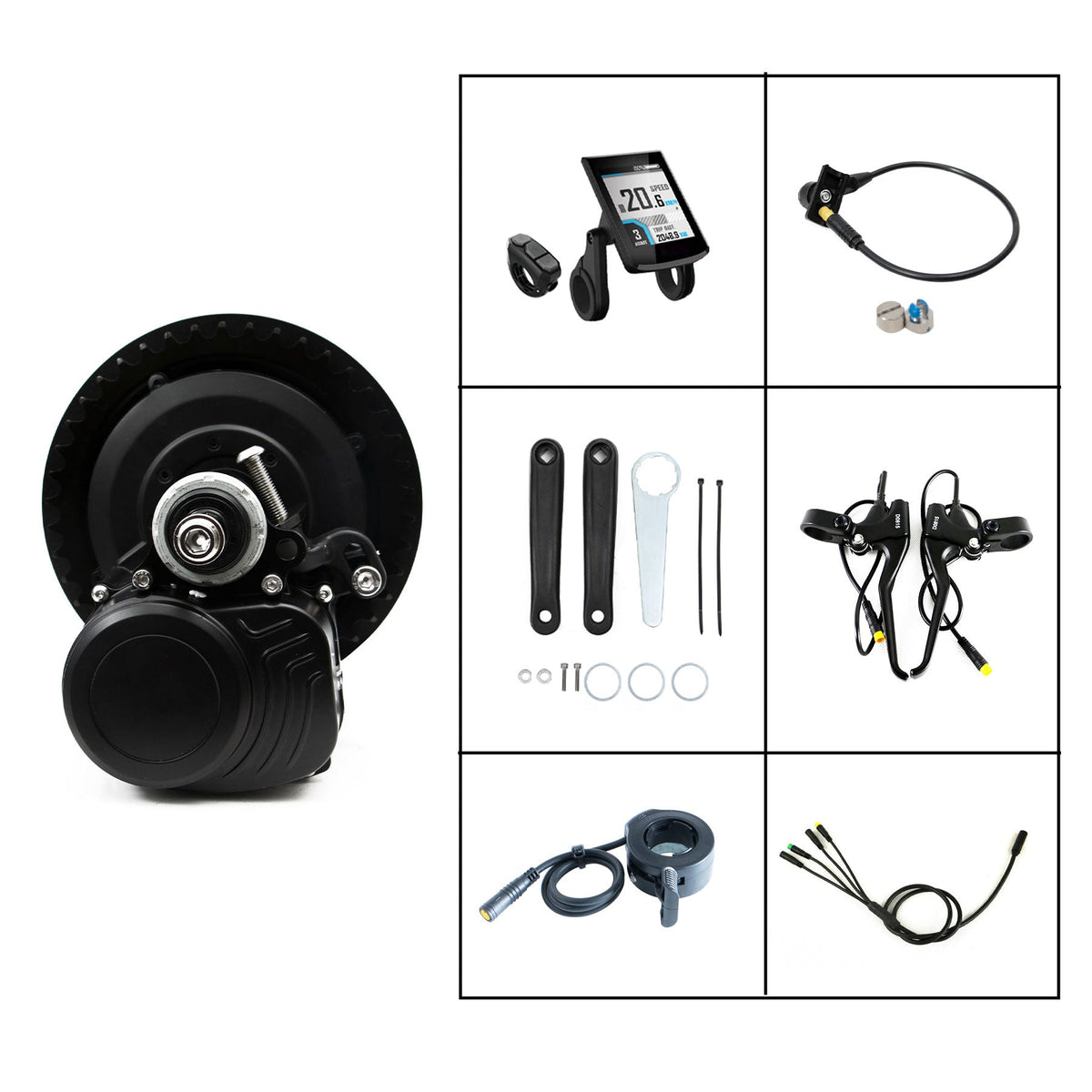 tongsheng mid-drive kit with battery