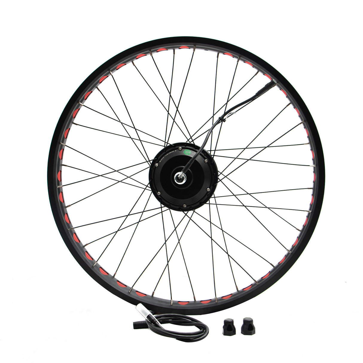 Electric Bike 26" Wheel Rim Hub with 48V250W Motor Fit for EUNORAU FAT-AWD Front Wheel