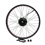 Electric Bike 26" Wheel Rim Hub with 48V250W Motor Fit for EUNORAU FAT-AWD Front Wheel