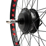 Electric Bike 26" Wheel Rim Hub with 48V350W Motor Fit for EUNORAU FAT-AWD Rear Wheel