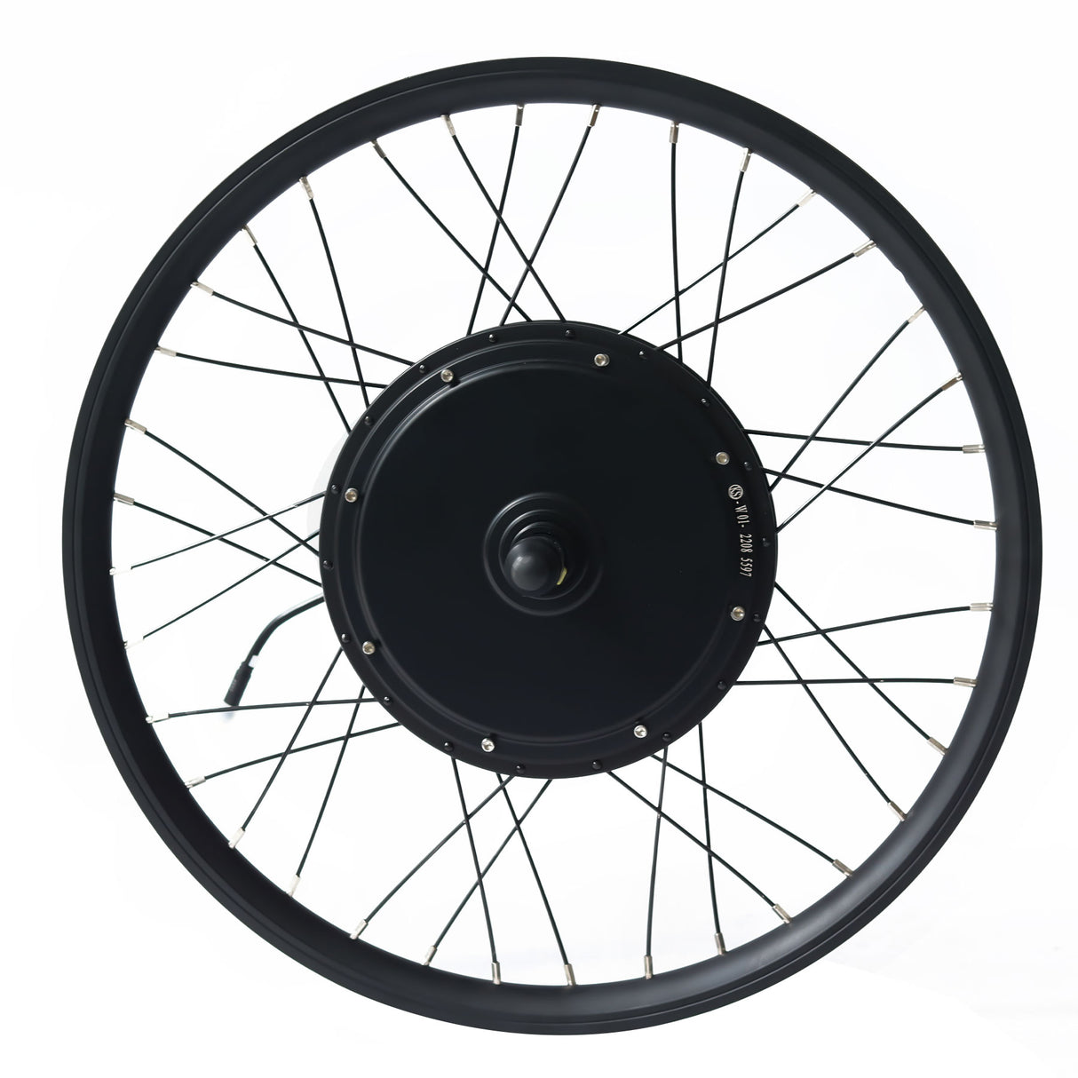 Electric Bike 24" Wheel Rim Hub with 48V750W Motor Fit for EUNORAU MAX-CARGO Rear Wheel